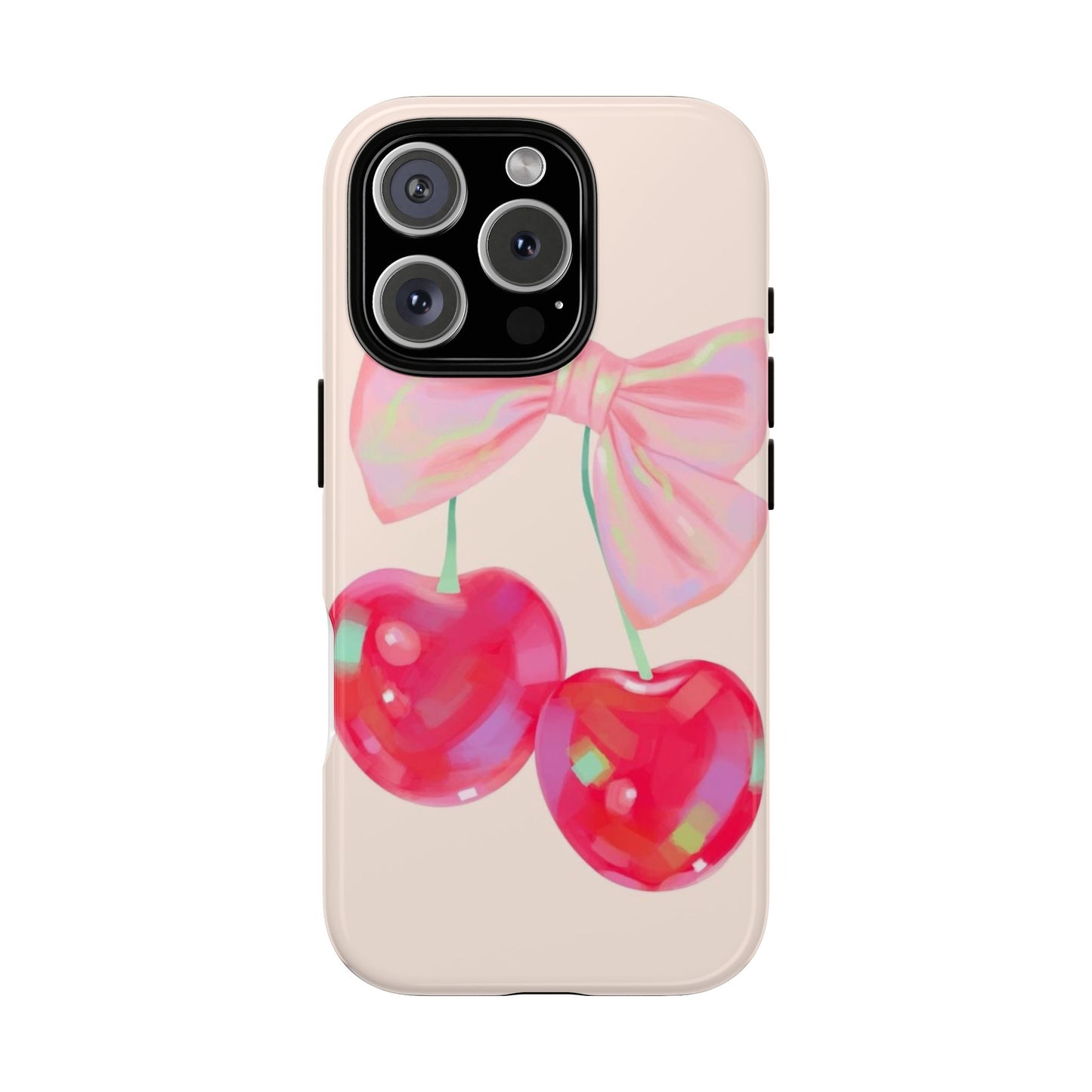 Cherry Bow Pink Phone Case