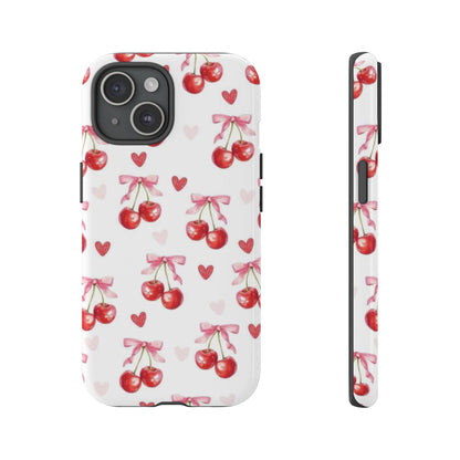 Cherry Coquette Cute Durable Tough Phone Case