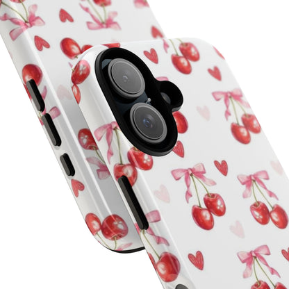 Cherry Coquette Cute Durable Tough Phone Case