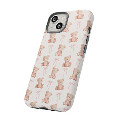 Coquette Teddy Bear Phone Case