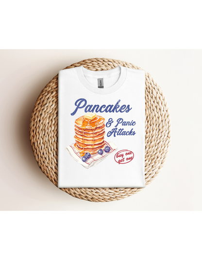 Pancake & Panic Attacks Distress Shirt