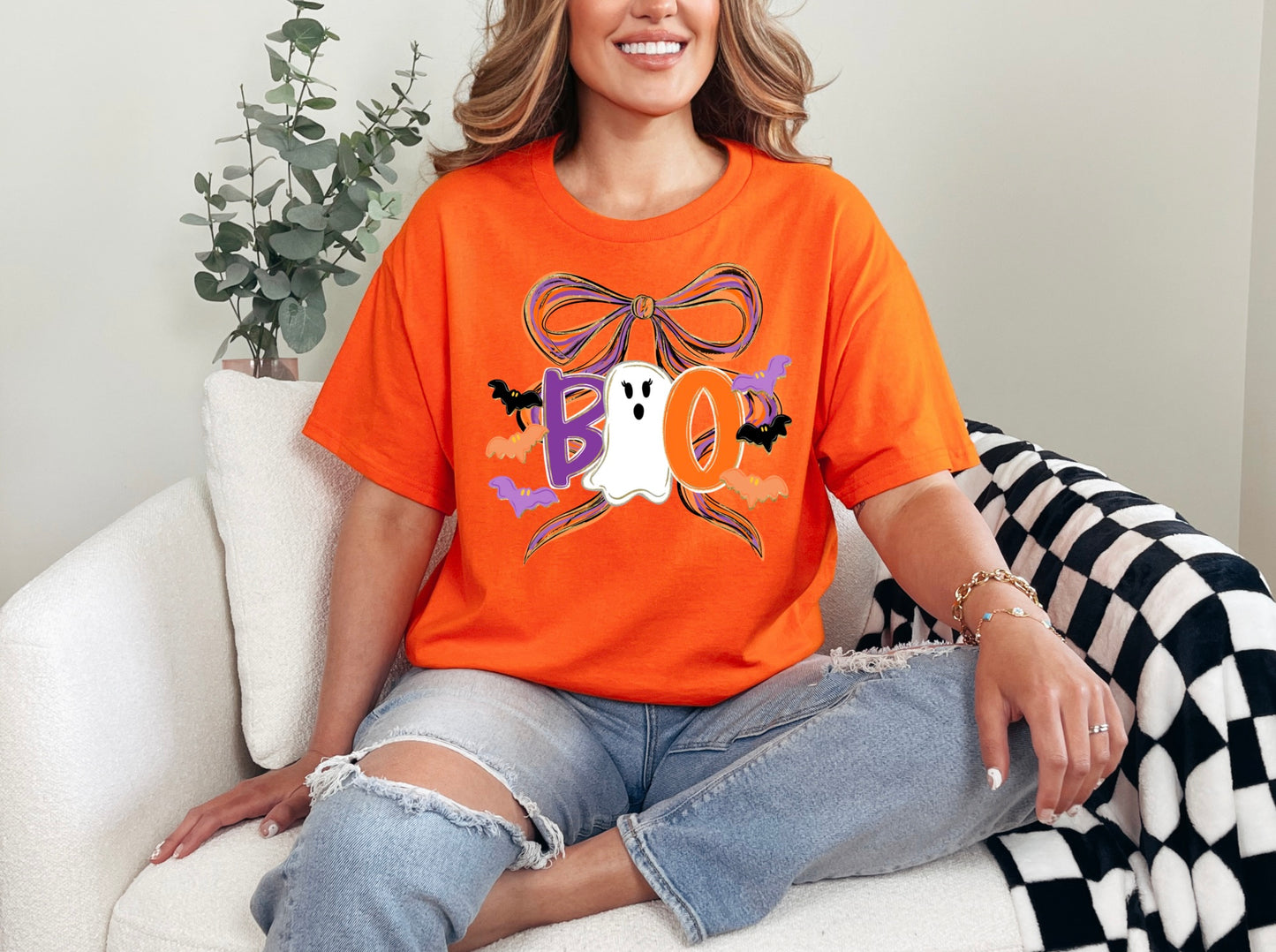Halloween Boo Coquette Ghost Shirt