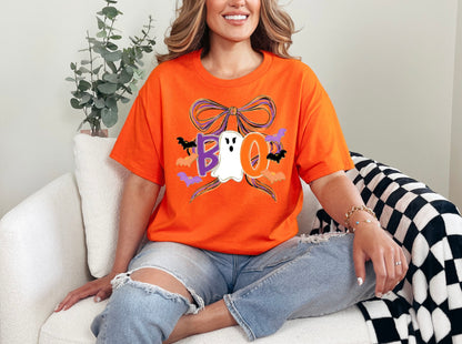 Halloween Boo Coquette Ghost Shirt