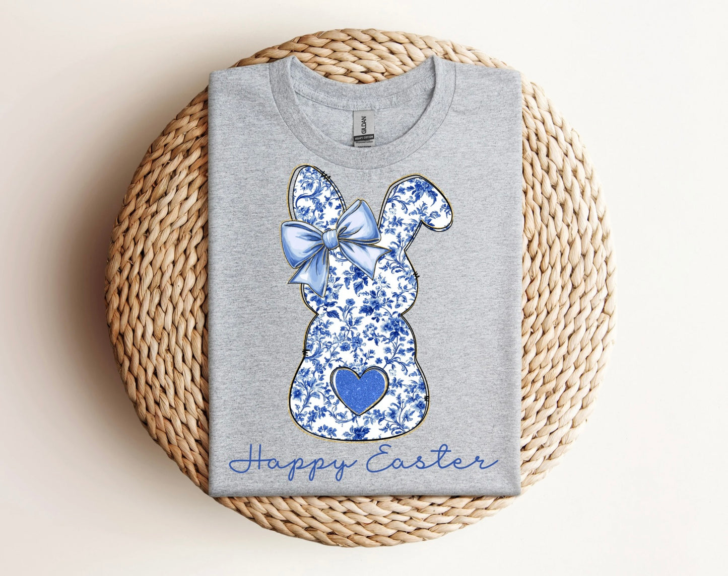 Blue Easter Bunny Shirt
