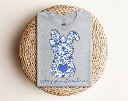 Blue Easter Bunny Shirt