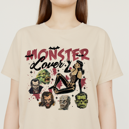 Retro Halloween Monster Lover Shirt