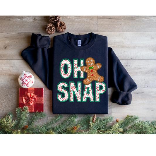Oh Snap Gingerbread Sweatshirt