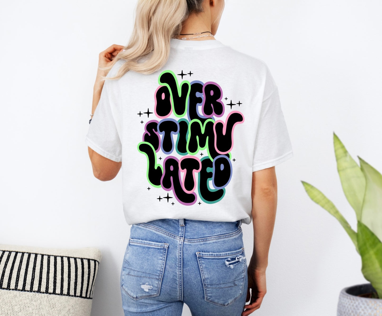 Overstimulated Neon Shirt