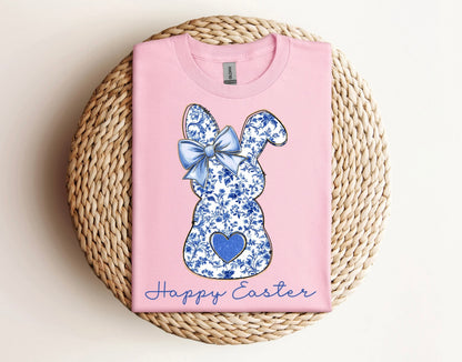 Blue Easter Bunny Shirt