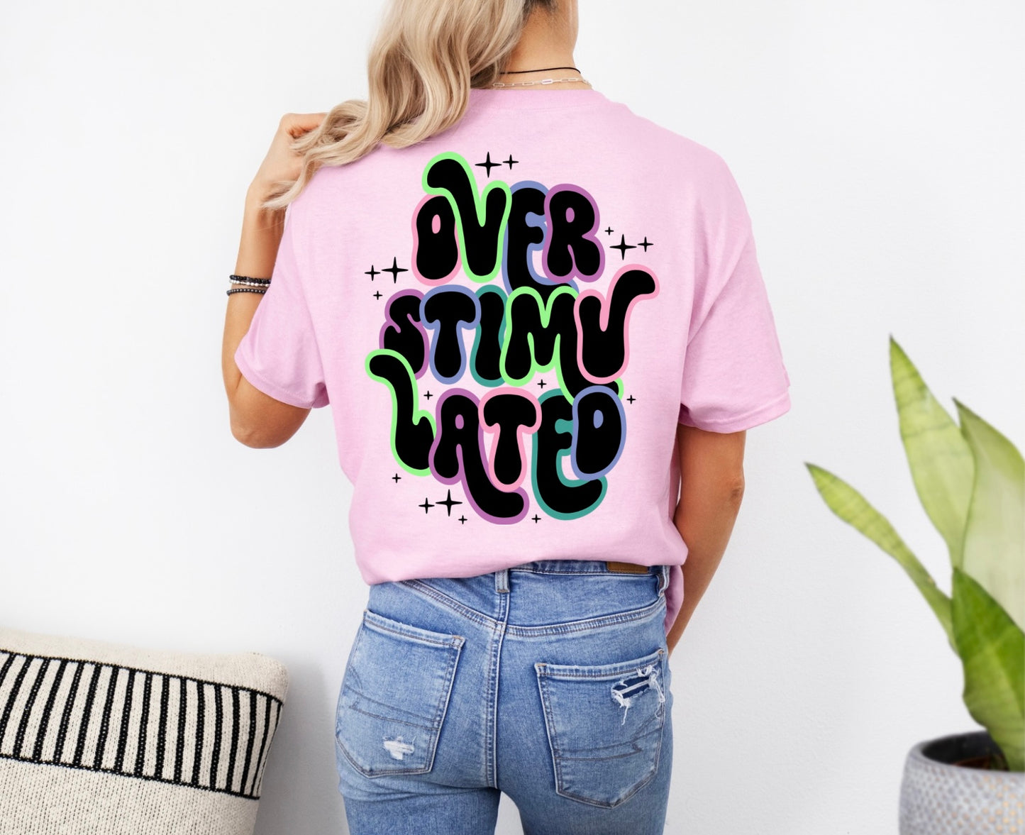 Overstimulated Neon Shirt